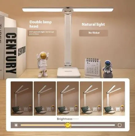 Dual Lamp Holder Table Lamp for Kids & Students
