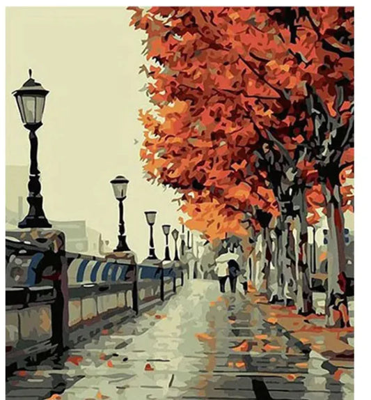 Abstract Starry Sky Painting