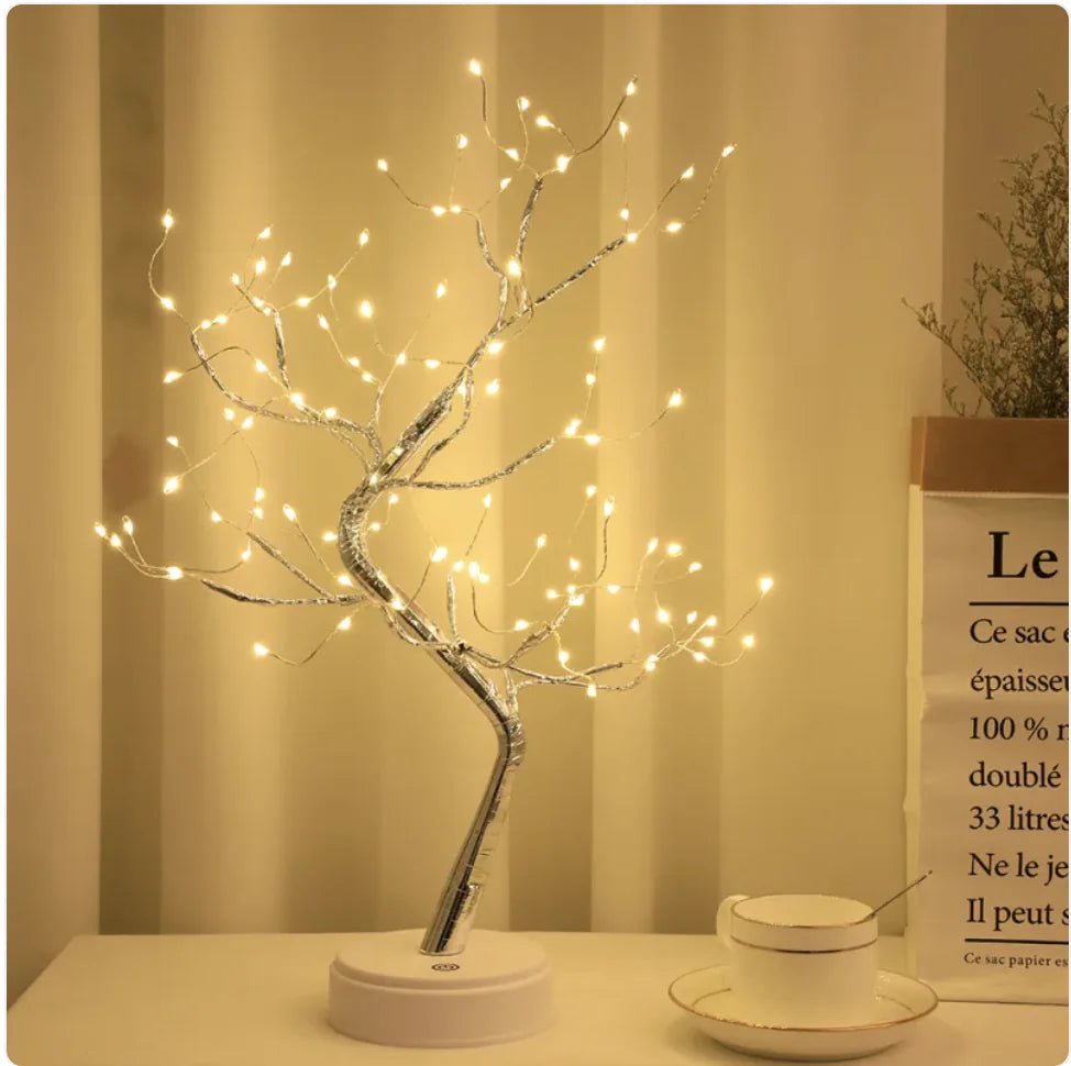 Starry Sky LED Copper Wire Tree Lamp