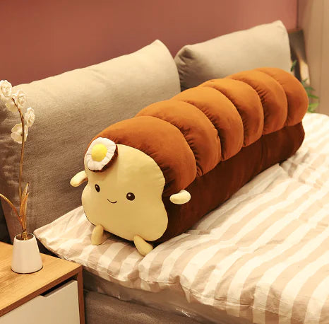Poached Egg Toast Decorative Pillow