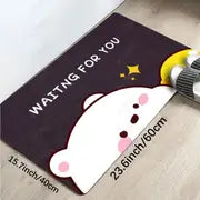 Cartoon Floor Mat for Living Room and Entrance Door