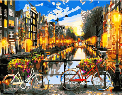 Abstract Starry Sky Painting