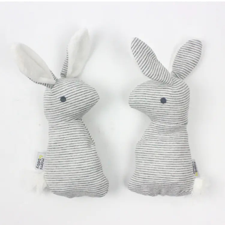Cute Rabbit Hand Grasp Toy with Grabbing Stick