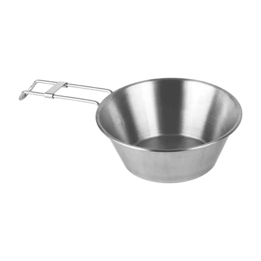 Portable Folding Stainless Steel Camping Bowl
