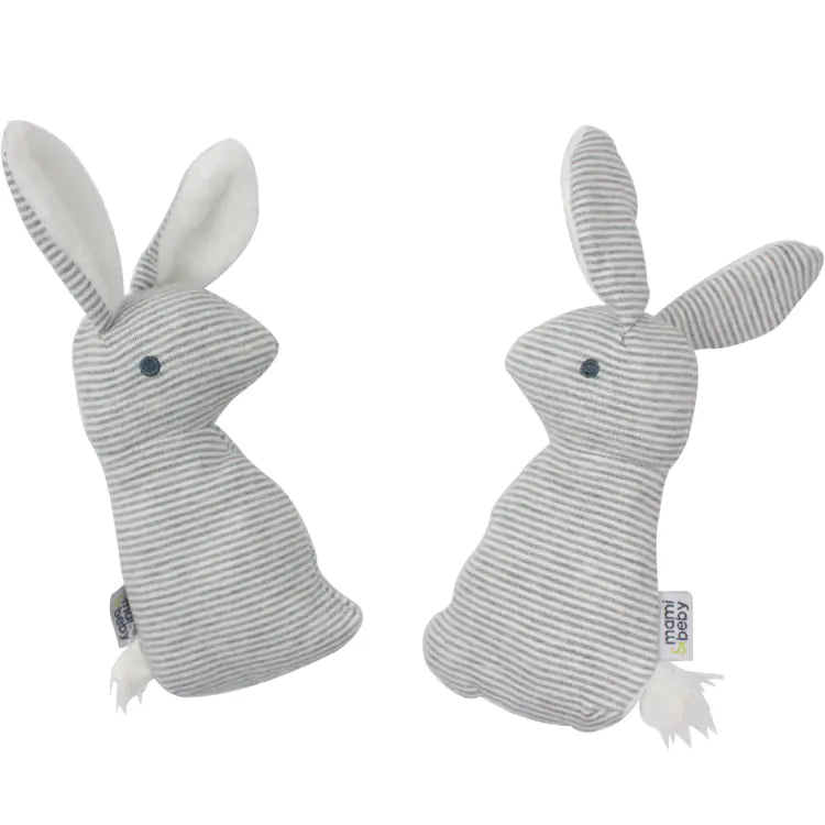 Cute Rabbit Hand Grasp Toy with Grabbing Stick
