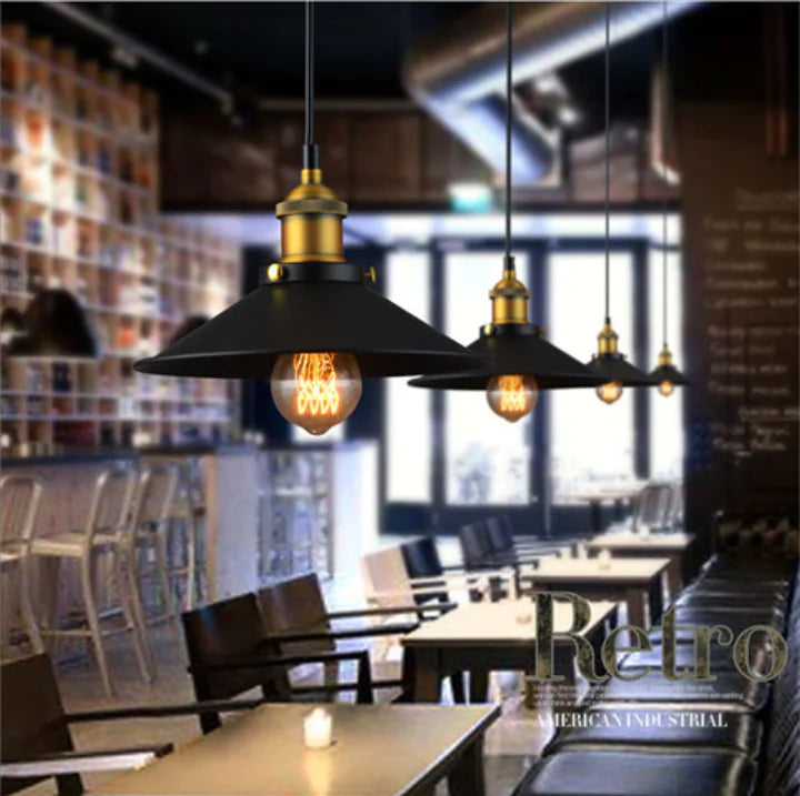 Industrial Vintage Pendant Light - Simple Design